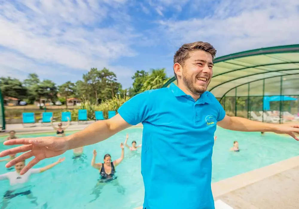 Animations piscine Camping Paradis La Bretonnière