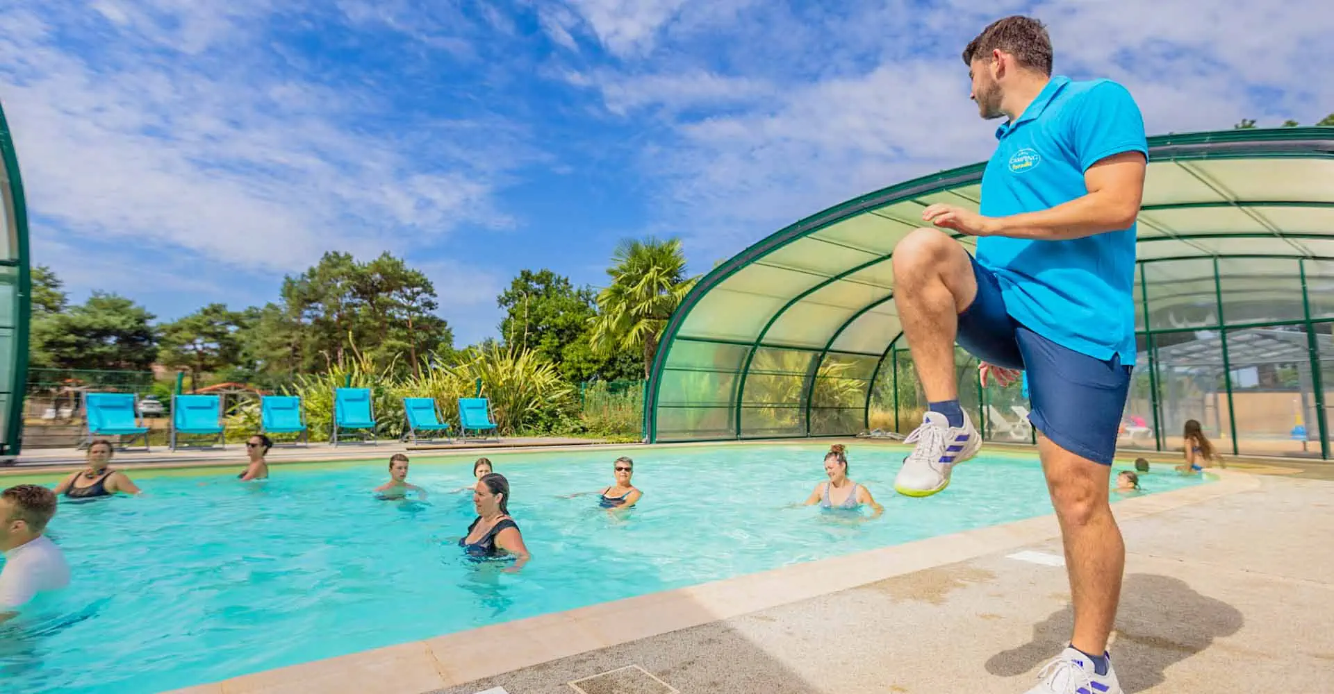 swimming pool camping paradis la bretonniere