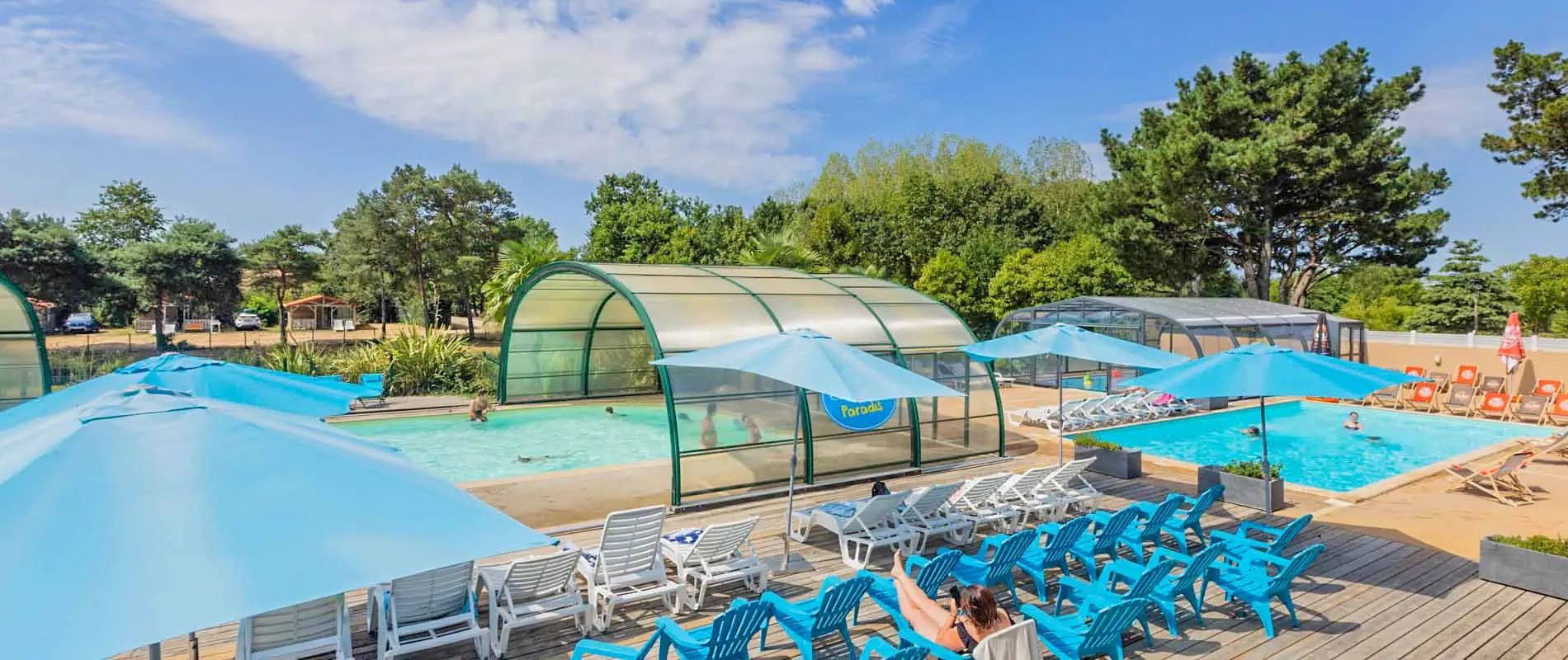 camping avec piscine couverte vendee